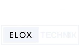 Elox Technik Logo weiß